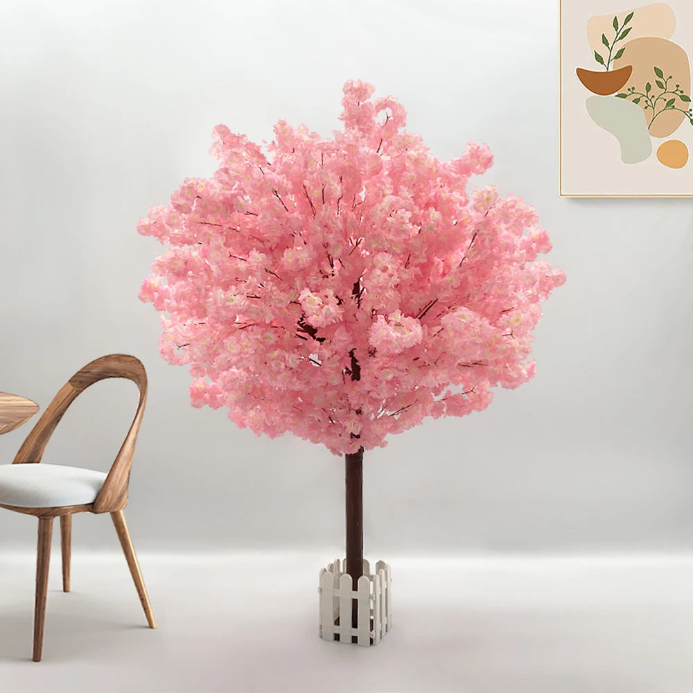 🌸 Elegant Artificial Cherry Blossom Tree – Lifelike Decor for Home, Weddings & Events