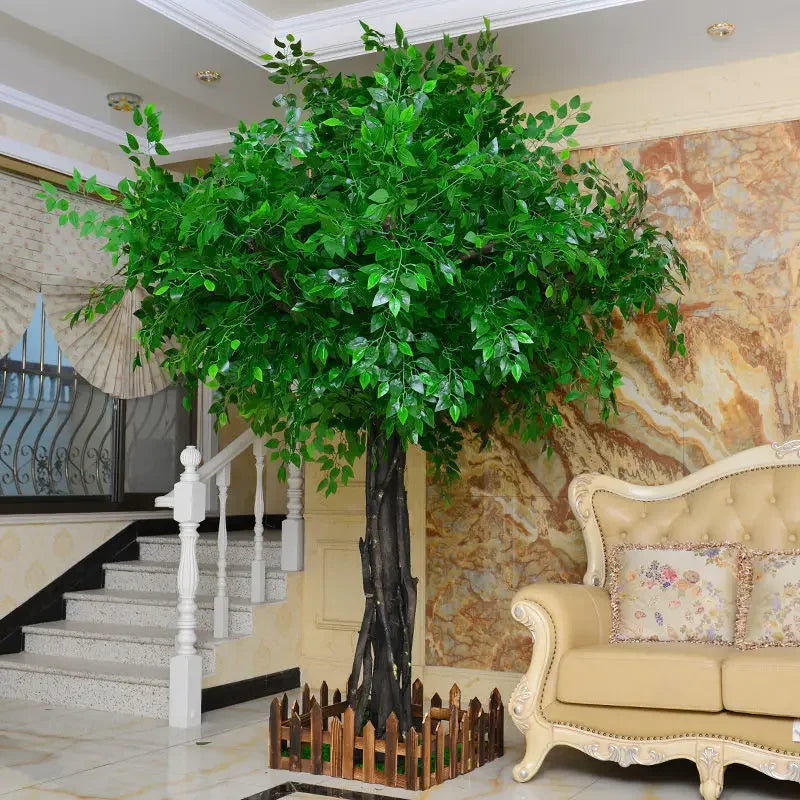 🌸 Floor-Standing Large Artificial Tree – Peach, Cherry, or Red Maple for Weddings, Hotels & Home Decor