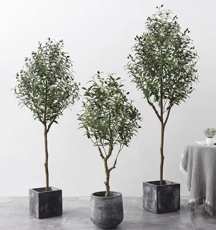 🫒 Artificial Olive Tree – Faux Indoor/Outdoor Plant for Home, Office & Commercial Spaces