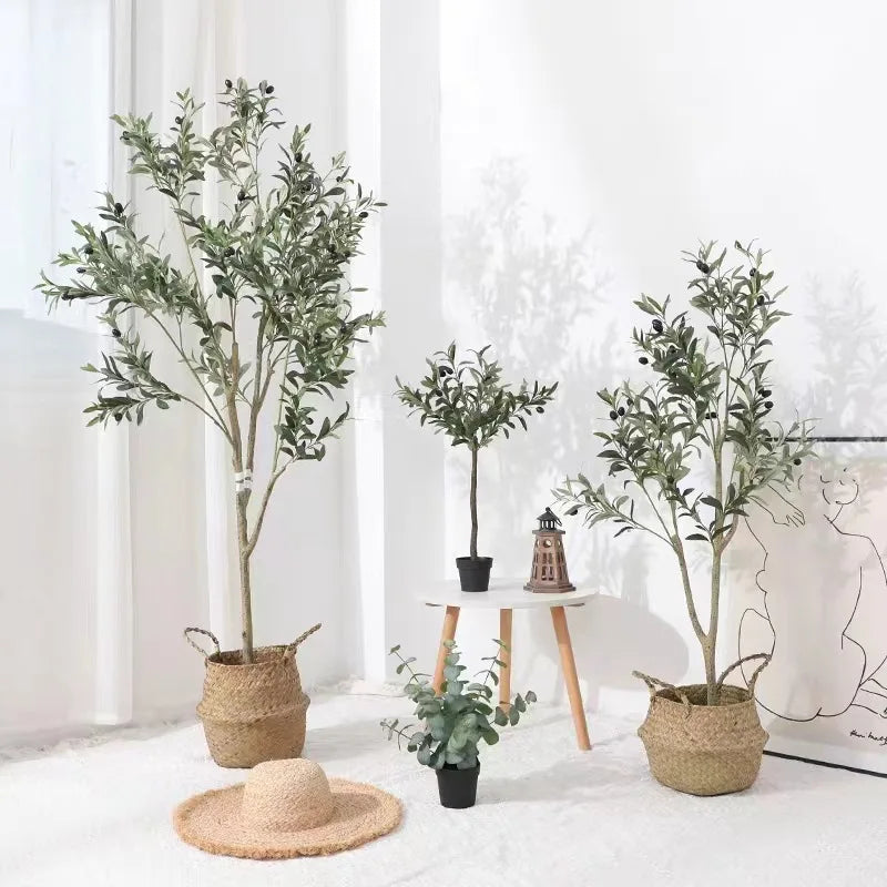 🫒 Artificial Olive Tree – Faux Indoor/Outdoor Plant for Home, Office & Commercial Spaces