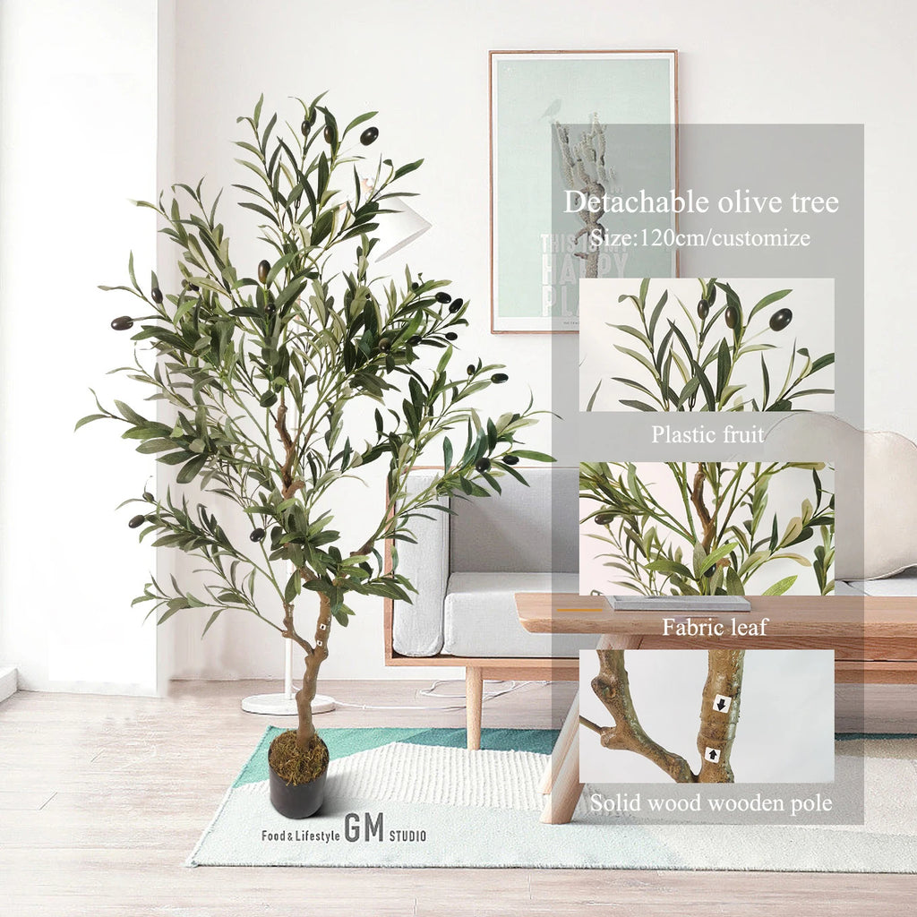 🫒 Artificial Olive Tree – Faux Indoor/Outdoor Plant for Home, Office & Commercial Spaces
