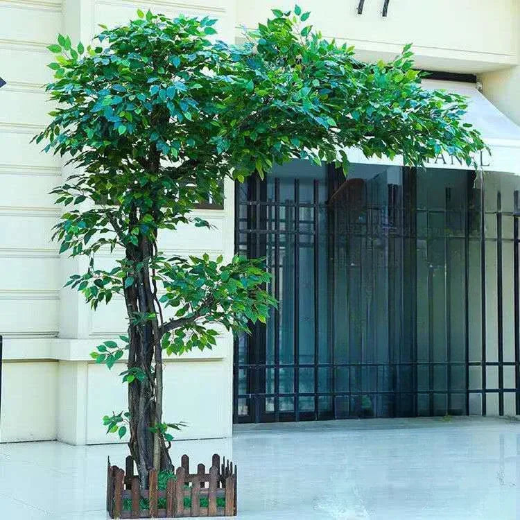 🌸 Floor-Standing Large Artificial Tree – Peach, Cherry, or Red Maple for Weddings, Hotels & Home Decor